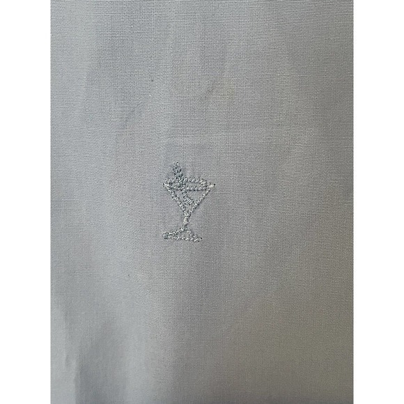 Columbia Men's XL Light Blue Shirt Button Up Fish & Martinis - Picture 5 of 9